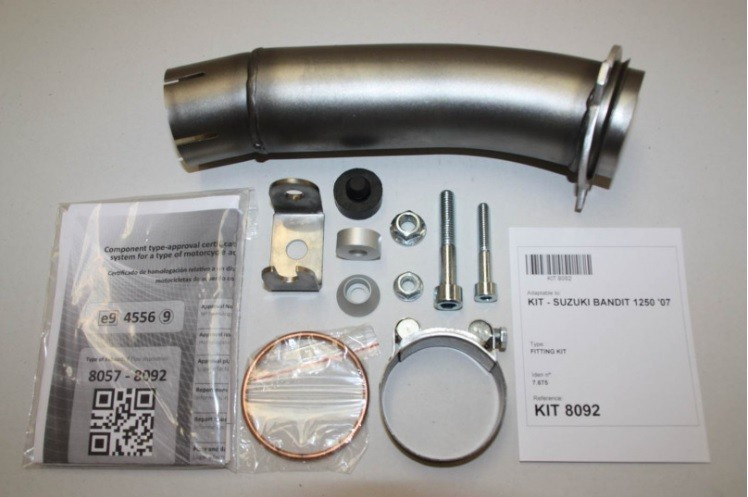 Suzuki GSX650F 2008-2017 IXIL Xtrem Stainless HEXOVAL Slip-on Exhaust - product photo 3