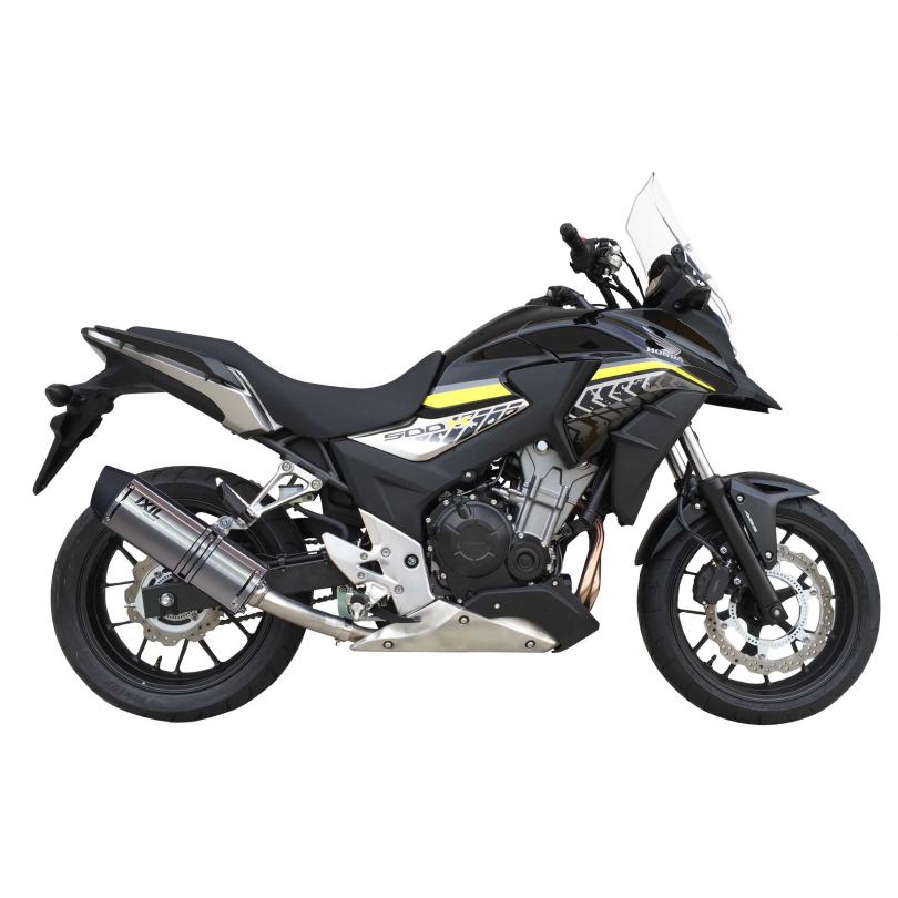 Honda NX500 2025-2026 IXIL Xtrem Stainless HEXOVAL Slip-on Exhaust - product photo 2