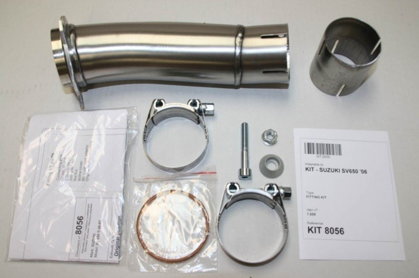 Suzuki SV650 2006-2012 IXIL Xtrem Stainless HEXOVAL Slip-on Exhaust - product photo 3