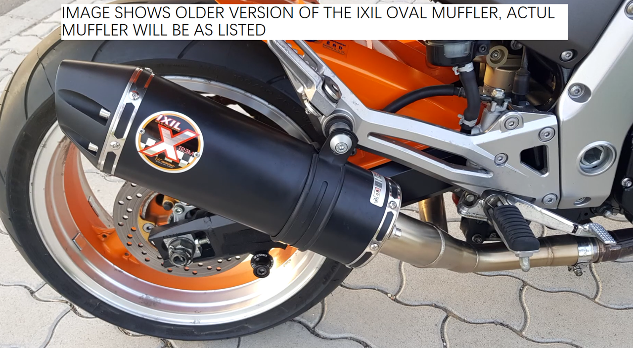 Kawasaki Z1000 2003-2006 IXIL Xtrem Stainless HEXOVAL 4-into-1 Conversion Slip-on Exhaust - product photo 3