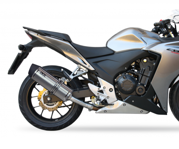 Honda CBR500R 2016-2018 IXIL Xtrem Stainless HEXOVAL Slip-on Exhaust - product photo 1