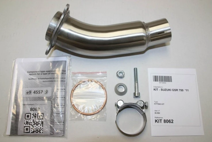 Suzuki GSR750 2011-2016 IXIL Xtrem Stainless HEXOVAL Slip-on Exhaust - product photo 3