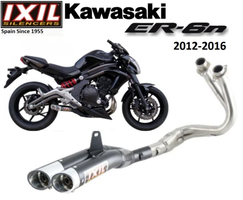 Kawasaki ER-6N / ER-6F, Ninja 650R 2012–2016 IXIL L3X Black Full System – eBay product image 1