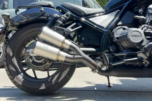 HONDA REBEL CMX 1100 21-25 IXIL RC XTREM  SLIP-ON PERFORMANCE EXHAUST CH6238RC