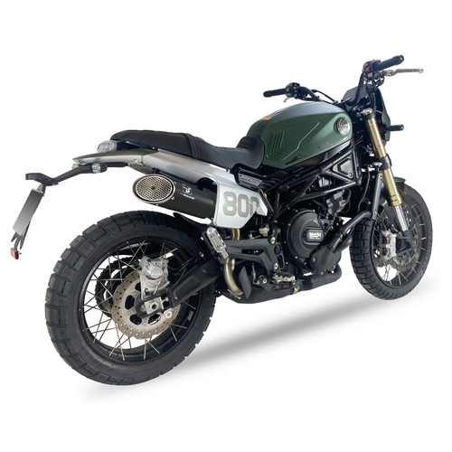BENELLI LEONCINO 800 TRAIL 2022   IXIL IXRACE MK1B SLIP ON EXHAUST BB5254SB