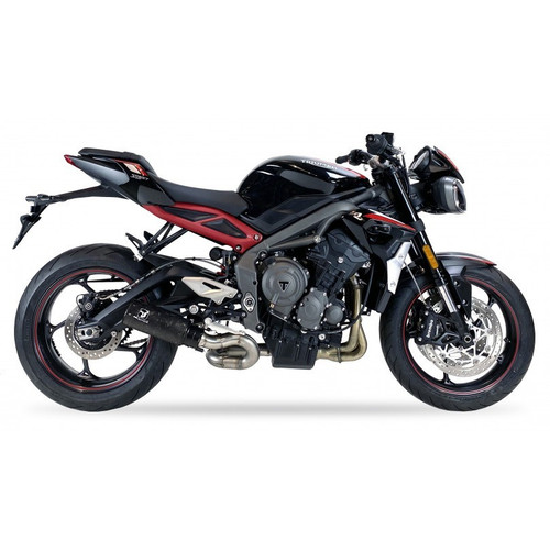 TRIUMPH STREET TRIPLE 675 765 17-23 IXIL IXRACE CARBON FIBER SLIP ON EXHAUST