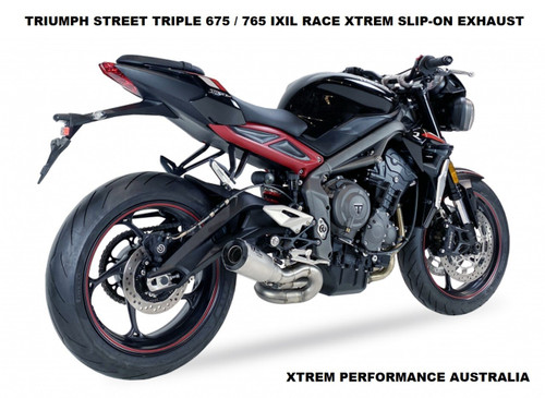 TRIUMPH STREET TRIPLE 675 / 765 17-23 -IXIL RC XTREM S/O EXHAUST - CT4247RC