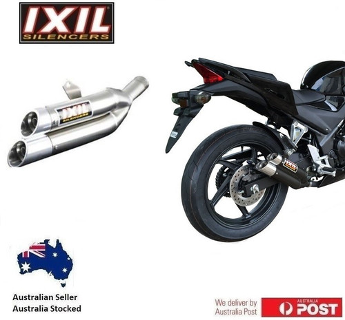 Honda CBR300R CB300F 2014-2020 Exhaust IXIL L3X Stainless Dual outlet Exhaust - product photo 1