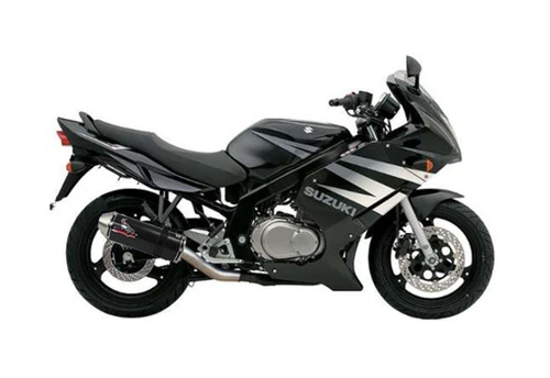 Suzuki GS500E  to 2003 Screaming Demon SDR 390mm Black Oval Slip-On Exhaust