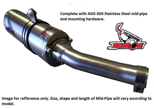 ZX-9R 1994-1997 Screaming Demon S/S S/O Oval Exhaust