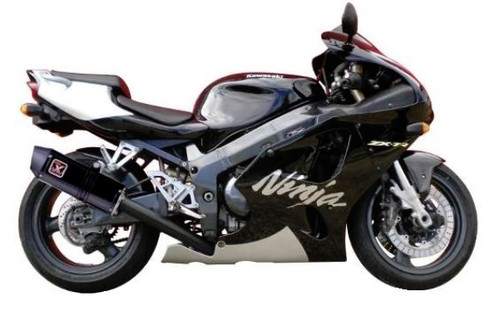 KAWASAKI ZX7 R/RR 1996-2003 IXIL XTREM BLACK OVAL (bolt on exhaust)