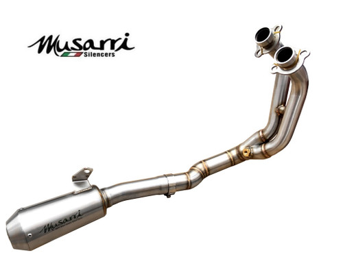 XSR 700 2021 - 2023  Musarri Street Series GP Full System Exhaust - Stainless