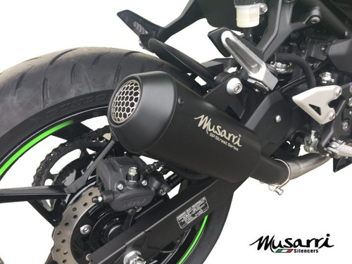 Kawasaki Ninja 500 2024 >  - Musarri Street Series GP Slip-on Exhaust