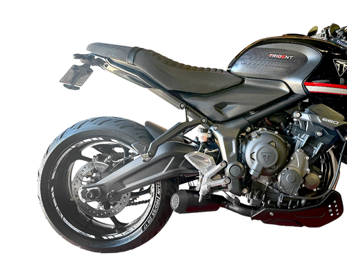 Daytona Trident 660 2021-2026. Musarri GP Street Black
