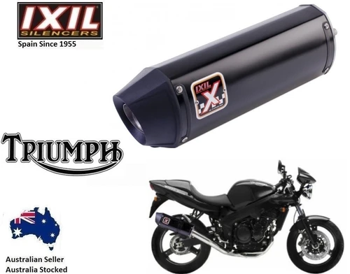Triumph Speed Four 2002-2005 IXIL Xtrem Black HEXOVAL Bolt-on Exhaust - gallery image 1