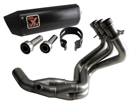 Yamaha XSR900 2016-2021 IXIL Xtrem Black HEXOVAL Full System Exhaust - gallery image 1