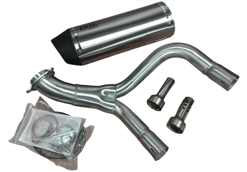 Kawasaki Z1000 2003-2006 IXIL Xtrem Stainless HEXOVAL 4-into-1 Conversion Slip-on Exhaust - product photo 1