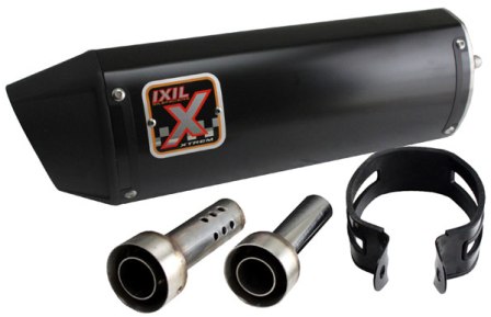 Suzuki GSX600F / GSX750F 1998-2005 IXIL Xtrem Stainless HEXOVAL Slip-on Exhaust - description image