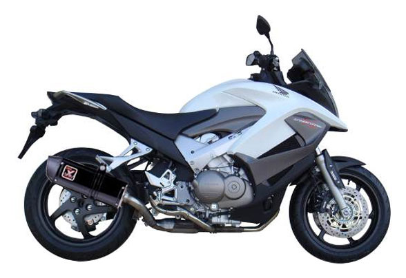 Honda VFR800X Crossrunner 2011-2014 IXIL Xtrem Stainless HEXOVAL Slip-on Exhaust - description image
