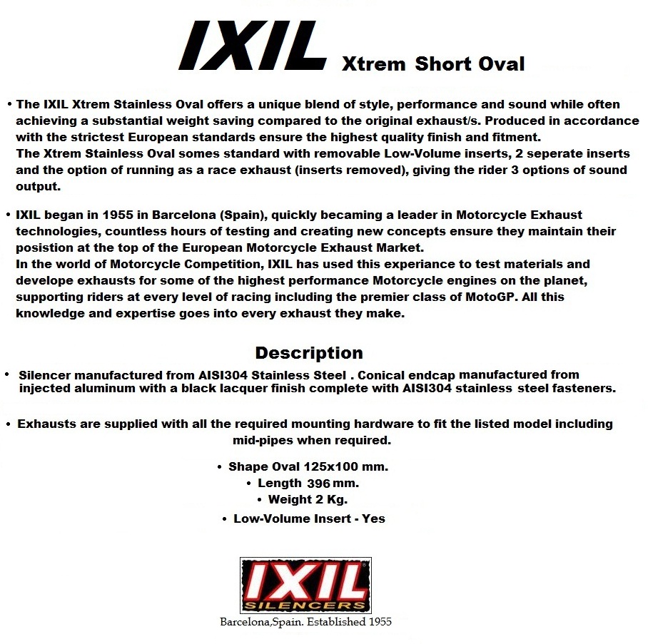 BMW G310R 2016-2022 IXIL Xtrem Stainless HEXOVAL Full System Exhaust - description image