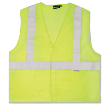 14516 ERB S15 Class 2 Mesh Hi Viz Lime 5X Safety Apparel - Aware Wear & Hi Viz Ts