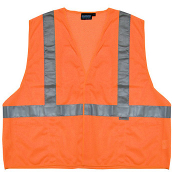 14523 ERB S15 Class 2 Mesh Hi Viz Orange 4X Safety Apparel - Aware Wear & Hi Viz Ts