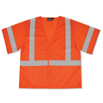 14561 ERB S662 Class 3 Mesh Hi Viz Orange 2X Safety Apparel - Aware Wear & Hi Viz Ts