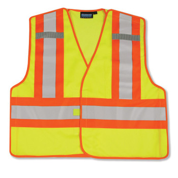 61216 ERB S345 PSV Break-Away Hi Viz Lime MD Safety Apparel - Aware Wear & Hi Viz Ts