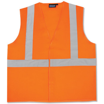 61011 ERB S388 Class 2 Oxford Hi Viz Orange Large Safety Apparel - Aware Wear & Hi Viz Ts