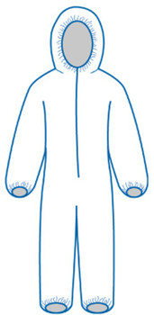 14806 ERB PC127 Coveralls M Safety Apparel