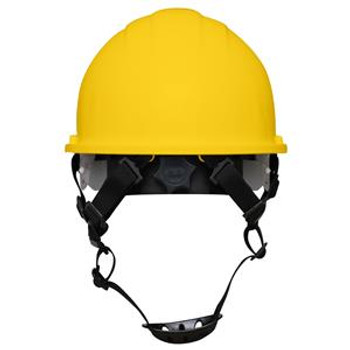 Chin strap Hard Hat Yellow 4 point and 2 point  Ratchet Suspension