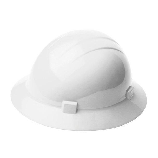 19221 ERB Americana Full Brim Mega Ratchet White hard hats