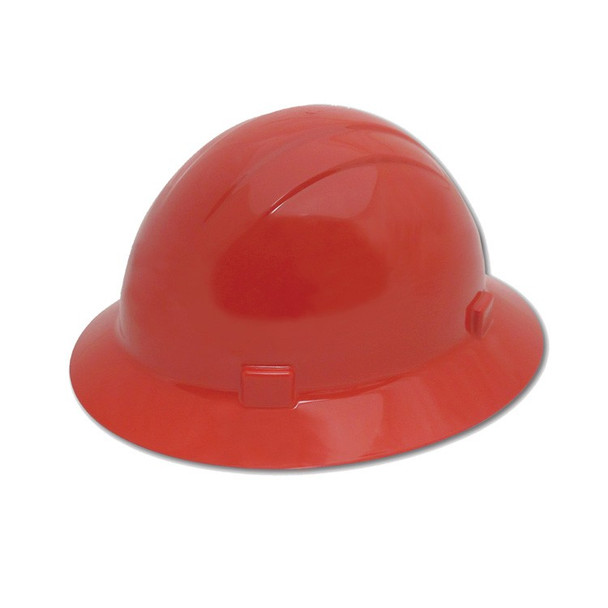 19224 ERB Americana Full Brim Mega Ratchet Red hard hats