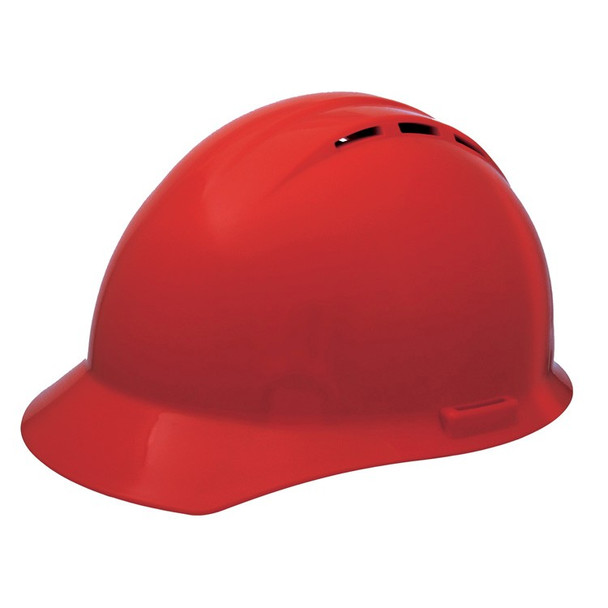 19454 ERB Americana Vent Mega Ratchet Red hard hats