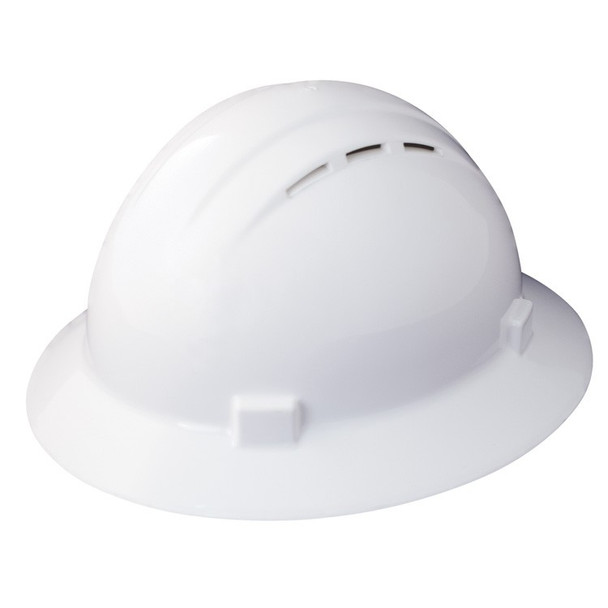 19331 ERB Americana Full Brim Vent Standard White hard hats