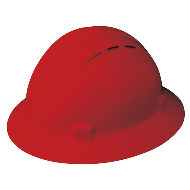 19334 ERB Americana Full Brim Vent Standard Red hard hats