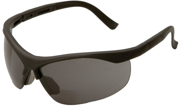 16877 ERB ERBX Black frame, Smoke lens 2.5 Reader Eye Protection