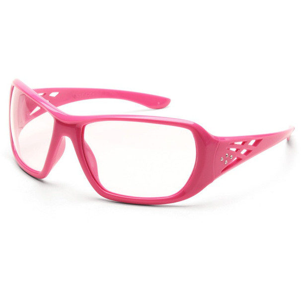 17953 ERB Rose Pink frame, Clear lens Eye Protection