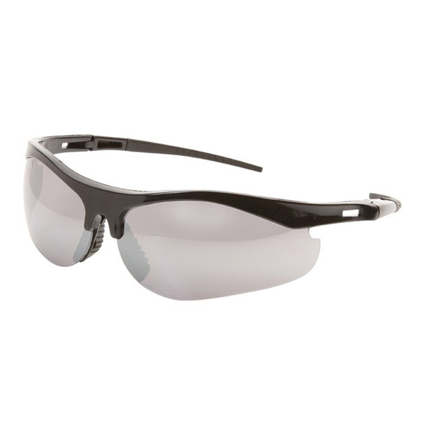 16720 ERB Survivors Black frame, Silver Mirror lens Eye Protection