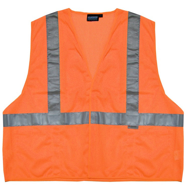 14522 ERB S15 Class 2 Mesh Hi Viz Orange 3X Safety Apparel - Aware Wear & Hi Viz Ts