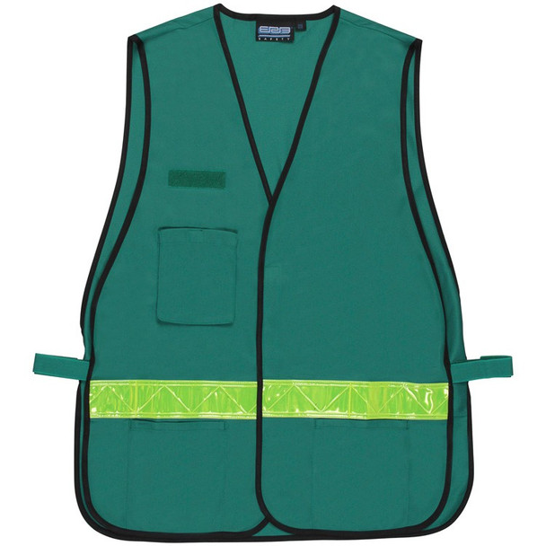 61703 ERB S179 Non-ANSI Vest Green OSFM Safety Apparel - Aware Wear & Hi Viz Ts
