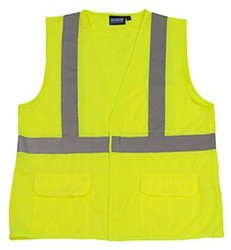 65023 ERB S190 Class 2 Fame Retardant Treated Vest Hi Viz Orange 5X Safety Apparel - Aware Wear & Hi Viz Ts