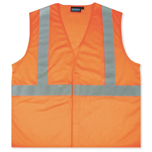 61438 ERB S362 Class 2 Economy Hi Viz Orange 4X Safety Apparel - Aware Wear & Hi Viz Ts
