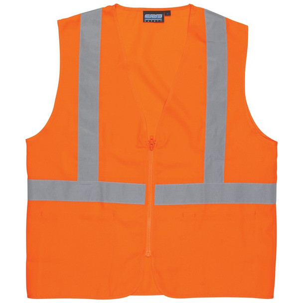 61721 ERB S388Z Class 2 Oxford Hi-Viz Orange X-Large Safety Apparel - Aware Wear & Hi Viz Ts