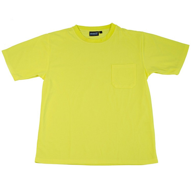 64019 ERB 9006 Non-ANSI T-Shirt Hi Viz Lime LG Safety Apparel - Aware Wear & Hi Viz Ts