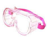 15146 SMALL PERFORATED GOGGLE PINK CLEAR