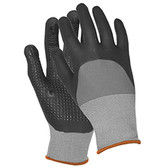 21230 ERB N300 Gray Nylon Nitrile Dots XL Gloves