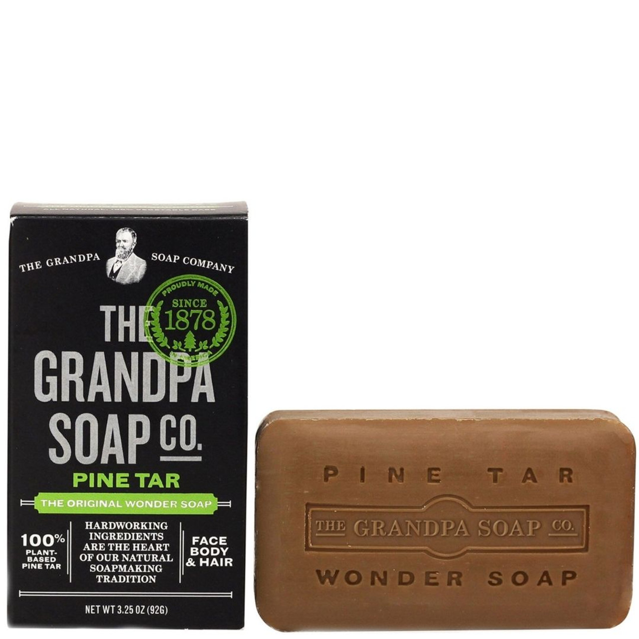 The Grandpa Soap Co. Pine Tar Bar Soap - Spirit of Health Store