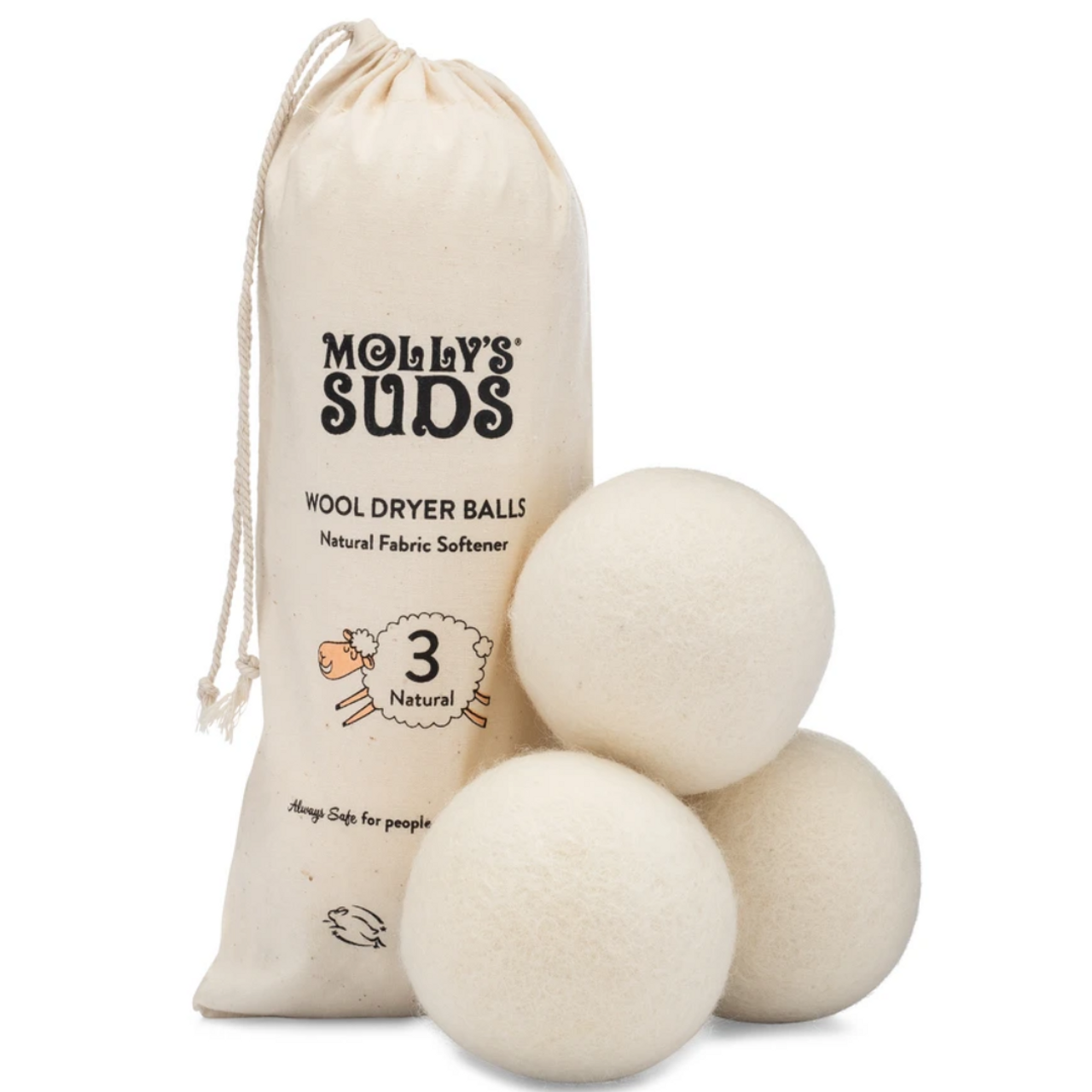 Molly's Suds Natural Wool Dryer Balls - Spirit of Health Store
