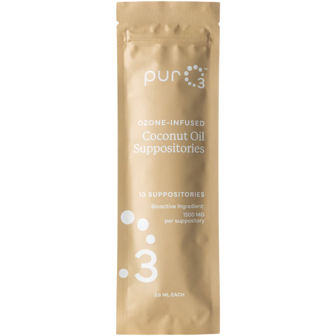 PurO3™ Ozone-Infused Coconut Oil Suppositories - Spirit of Health